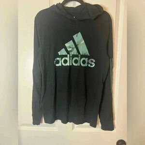 Adidas Long Sleeve Hoodie Camo Shirt